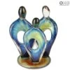 Armony Family - Sculpture In Chalcedony - Original Murano Glass OMG -Life Store chalcedony family original murano glass 99