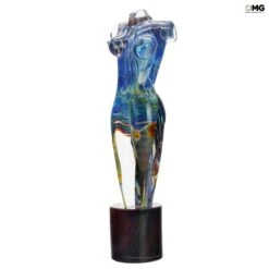 Nude Female Body - Sculpture In Chalcedony - Original Murano Glass OMG -Life Store chalcedony woman sculpture original murano glass omg.1jpg