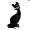 Black Cat - Original Murano Glass OMG -Life Store chat noir original murano glass omg