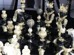 Exclusive Chess - Gold 24 Kt - Original Murano Glass OMG -Life Store chess muranoimg 0398 glass 333