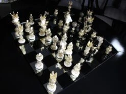 Exclusive Chess - Gold 24 Kt - Original Murano Glass OMG -Life Store chess omg murano glassimg 0413