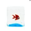 Fish Aquarium Cube - Original Murano Glass OMG -Life Store cube aquarium original murano glass omg