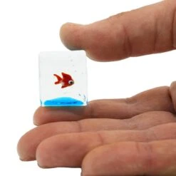 Fish Aquarium Cube - Original Murano Glass OMG -Life Store cube aquarium original murano glass omg3