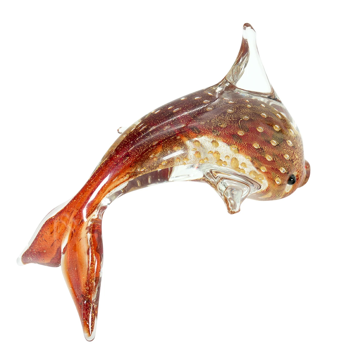 Dolphin Figurine - Red - Original Murano Glass Omg 7 Dolphin Figurine - Red - Original Murano Glass Omg - Image 5