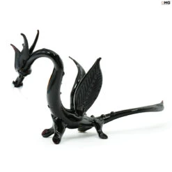 Black Dragon - Original Murano Glass OMG -Life Store dragoon black original murano glass omg31