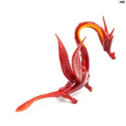 Red Dragon - Original Murano Glass OMG -Life Store dragoon red original murano glass omg1