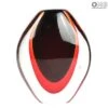 Vase Drop Red Sommerso Murano Glass -Life Store drop red submerged vase murano glass 1