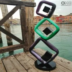 Kubrick Sculpture - Original Murano Glass Omg -Life Store enigma sculpture original murano glass 5