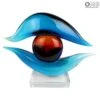 Third Eye - The Sight - Murano Glass Sculpture -Life Store eye blue murano glass 1