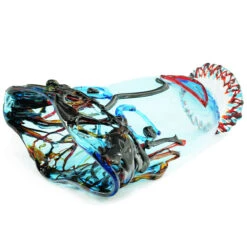 Musana Vase Light Blue - Tribute To Picasso - Original Murano Glass OMG -Life Store face lightblue original murano glass omg4