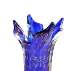 Fashion 60s Flower Vase - Blue Venetian Glass Murano OMG® 10 Fashion 60s Flower Vase - Blue Venetian Glass Murano OMG® -Life Store fashion60 venetian glass murano omg 2108