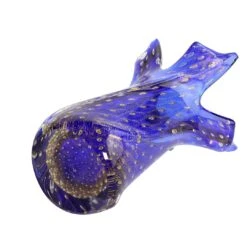 Fashion 60s Flower Vase - Blue Venetian Glass Murano OMG® 11 Fashion 60s Flower Vase - Blue Venetian Glass Murano OMG® -Life Store fashion60 venetian glass murano omg 2111