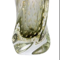Fashion 60s Flower Vase - Grey Venetian Glass Murano OMG® -Life Store fashion60 venetian glass murano omg 2164