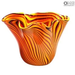 Tigre King Vase - Blown Vase - Original Murano Glass -Life Store fenicio murano glass high vase 4