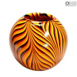 Tigre Bowl - Blown Vase - Original Murano Glass -Life Store fenicio murano glass vase 2