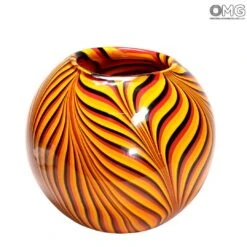 Tigre Bowl - Blown Vase - Original Murano Glass -Life Store fenicio murano glass vase 3