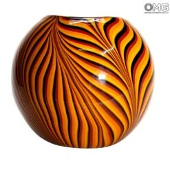 Tigre Bowl - Blown Vase - Original Murano Glass -Life Store fenicio murano glass vase 5