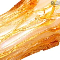Amber Lava - Napkins Vase - Original Murano Glass 13 Amber Lava - Napkins Vase - Original Murano Glass -Life Store filante amber fantasy vase original murano glass 7