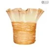 Filante Amber - Napkins Vase - Original Murano Glass -Life Store filante napkins vase amber original murano glass 1