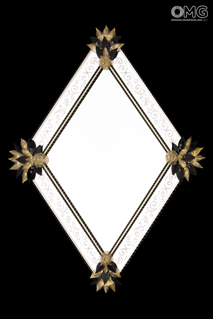 Flavio - Wall Venetian Mirror - Murano Glass 3 Flavio - Wall Venetian Mirror - Murano Glass