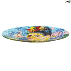 Frida Centerpiece - Frida Kahlo Tribute - Original Murano Glass Omg -Life Store frida centerpiece big original murano glass omg italy venetian19