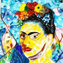 Frida - Exclusive Frida Kahlo Tribute - Original - Murano - Glass - Omg 8 Frida - Exclusive Frida Kahlo Tribute - Original - Murano - Glass - Omg -Life Store frida square big original murano glass omg italy venetian1