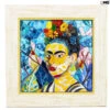 Frida - Frida Kahlo Canvas Tribute - Original - Murano - Glass - Omg -Life Store frida square original murano glass omg italy venetian