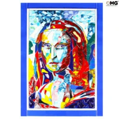 Gioconda - Exclusive Leonardo Da Vinci Tribute - Original - Murano - Glass - Omg