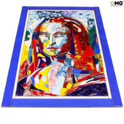 Gioconda - Exclusive Leonardo Da Vinci Tribute - Original - Murano - Glass - Omg 8 Gioconda - Exclusive Leonardo Da Vinci Tribute - Original - Murano - Glass - Omg -Life Store gioconda canvas big original murano glass omg italy venetian2