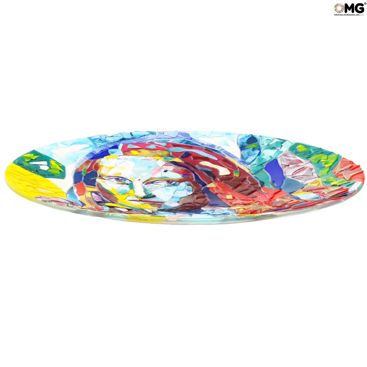 Gioconda Centerpiece - Leonardo Da Vinci Tribute - Original Murano Glass Omg 5 Gioconda Centerpiece - Leonardo Da Vinci Tribute - Original Murano Glass Omg - Image 3