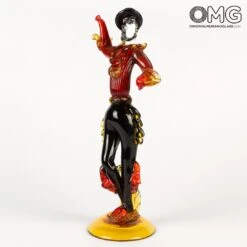 Flamenco Dencers Figurines - Red - Original Murano Glass Omg -Life Store gitan dencers red 10
