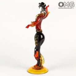Flamenco Dencers Figurines - Red - Original Murano Glass Omg -Life Store gitan dencers red 13