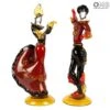 Flamenco Dencers Figurines - Red - Original Murano Glass Omg -Life Store goldonian figurine murano glass category