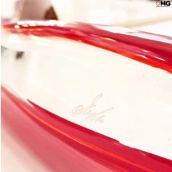 Gondola - Boat - Original Murano Glass OMG -Life Store gondola red original murano glass omg5