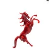 Red Horse - Original Murano Glass OMG -Life Store horse red miniature original murano glass omg