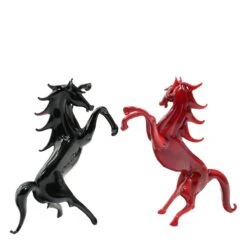 Red Horse - Original Murano Glass OMG -Life Store horse red miniature original murano glass omg5 1