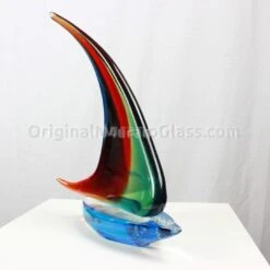 Sailing Boat Wave - Glass Sculpture -Life Store img 1577