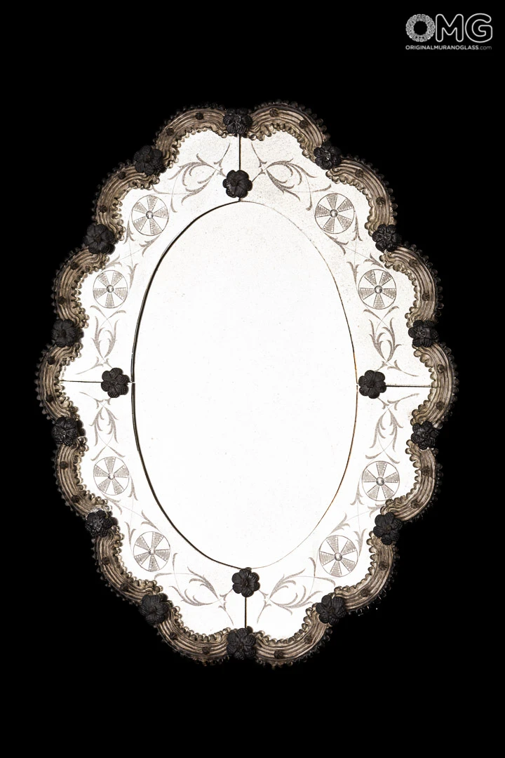 Isidoro - Wall Venetian Mirror - Murano Glass 3 Isidoro - Wall Venetian Mirror - Murano Glass