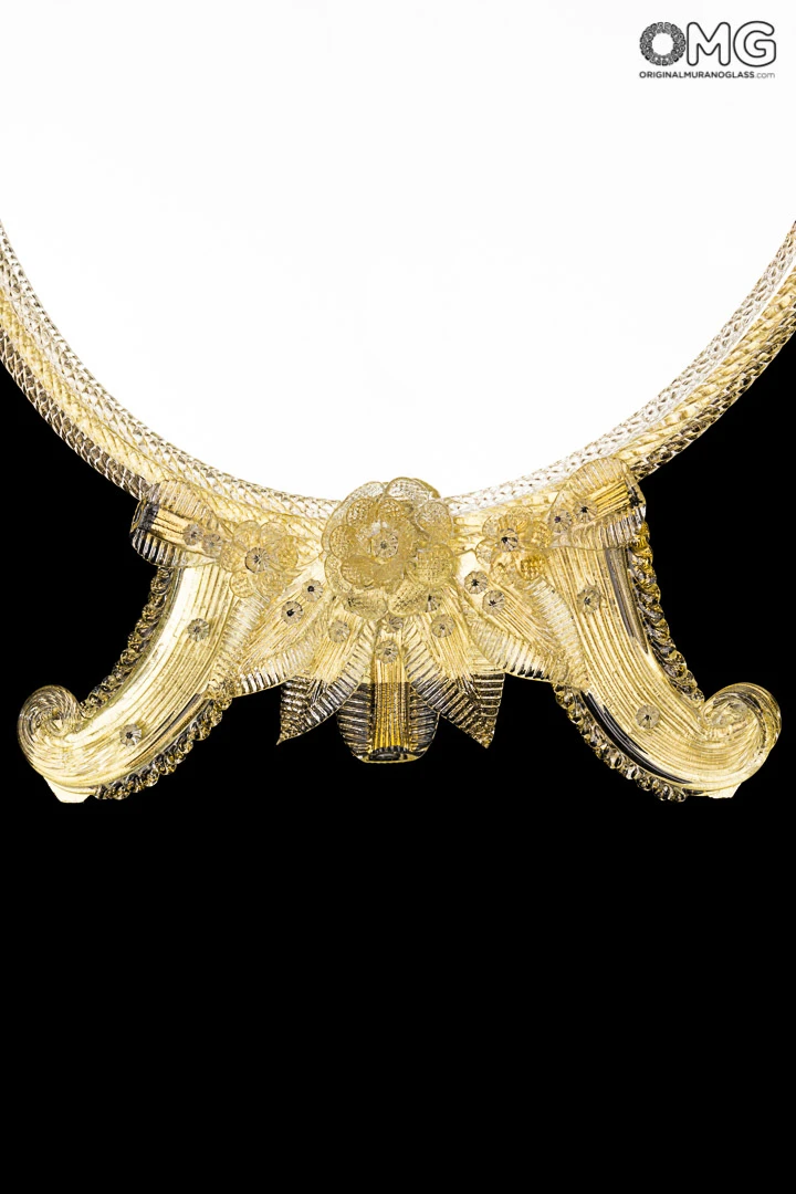 Boschi Gold - Wall Venetian Mirror - Murano Glass 5 Boschi Gold - Wall Venetian Mirror - Murano Glass - Image 3