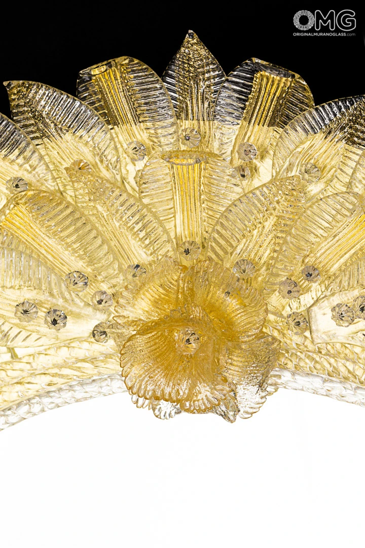 Boschi Gold - Wall Venetian Mirror - Murano Glass 6 Boschi Gold - Wall Venetian Mirror - Murano Glass - Image 4