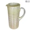 Pitcher Polychrome - Ivory - Original Murano Glass OMG -Life Store ivory murano glass pitcher 1