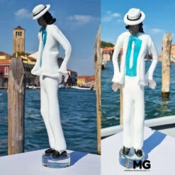 Michael Jackson MJ Dancing Murano Glass Sculpture -Life Store j figurina vetro murano michael jackson3