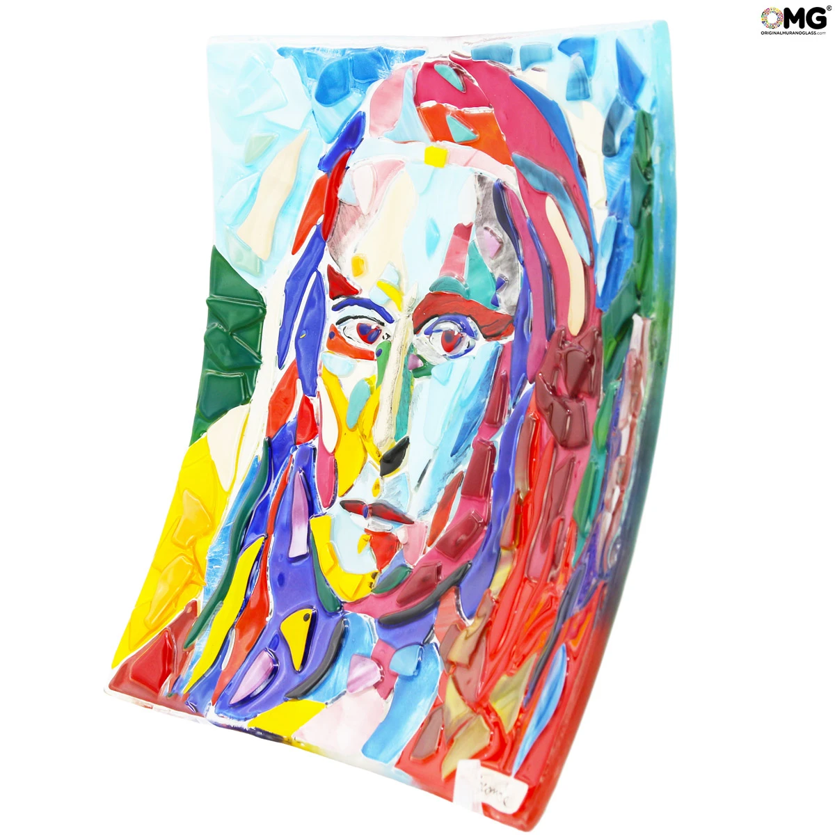 Gioconda Plate - Leonardo Da Vinci Tribute - Original Murano Glass Omg 5 Gioconda Plate - Leonardo Da Vinci Tribute - Original Murano Glass Omg - Image 3