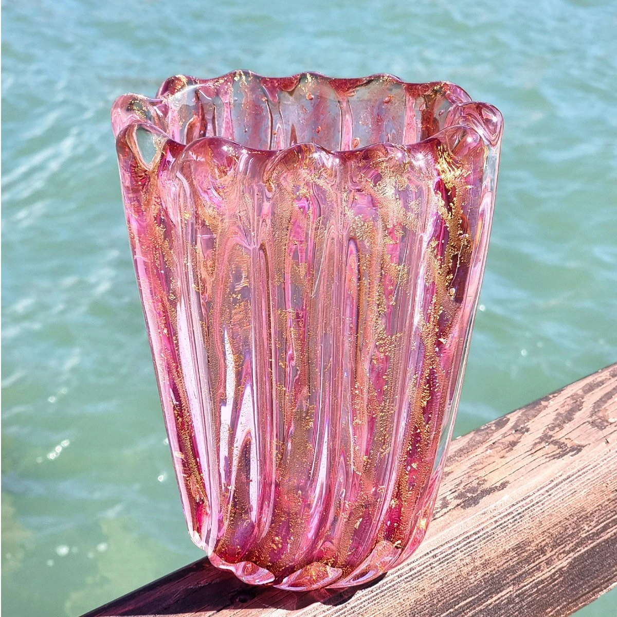 Lotus Vase - Purple - Original Murano Glass OMG 4 Lotus Vase - Purple - Original Murano Glass OMG - Image 2