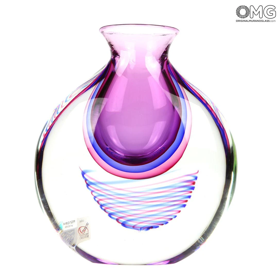 Vase Mago Purple Sommerso - Murano Glass 3 Vase Mago Purple Sommerso - Murano Glass