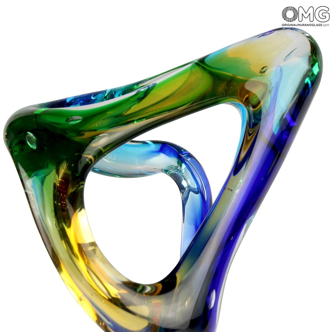 Material - Abstract - Murano Glass Sculpture 4 Material - Abstract - Murano Glass Sculpture - Image 2