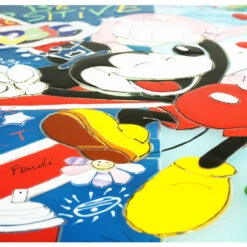 Mickey Mouse - Pop Art - Exclusive Tribute - Original Murano Glass OMG -Life Store mikymouse glass mosaic original murano glass omg1