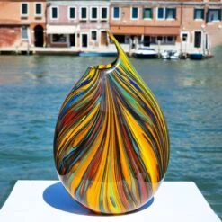 Missoni Gamma Vase Multicolor Original Murano Glass OMG® -Life Store missoni bowl vase gamma original murano glass omg22