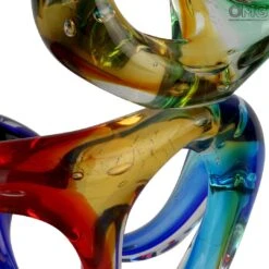 Material Gold - Abstract - Murano Glass Sculpture -Life Store mister who original murano glass 6