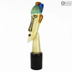 Tribute Amedeo Modigliani - Murano Glass Figure -Life Store modigliani tribute murano glass 3